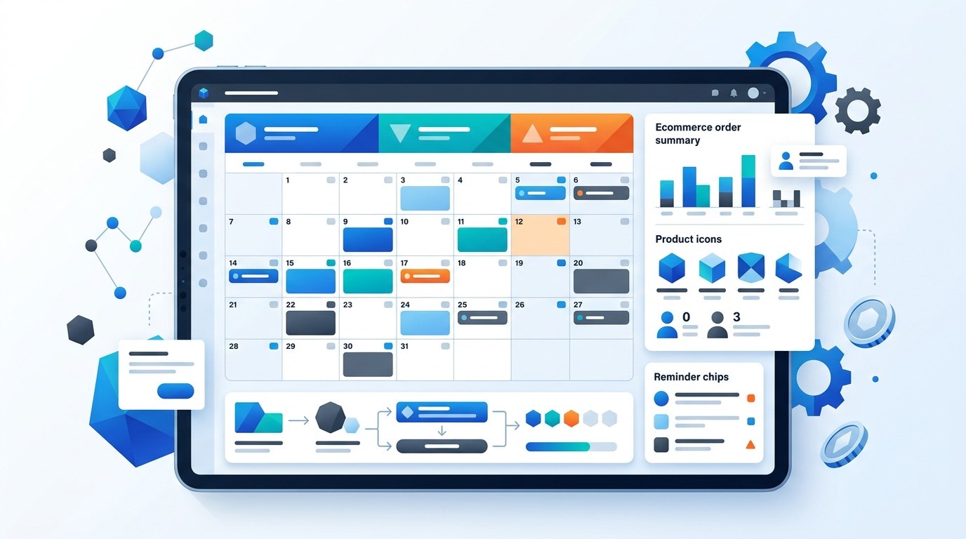 Modern sales tax due date calendar dashboard with state filing packets