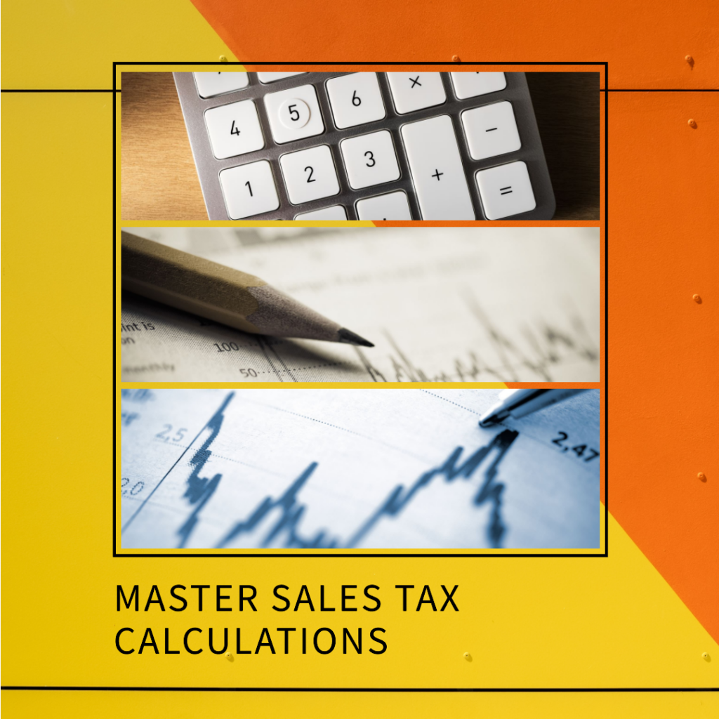 Master Sales Tax Calculation