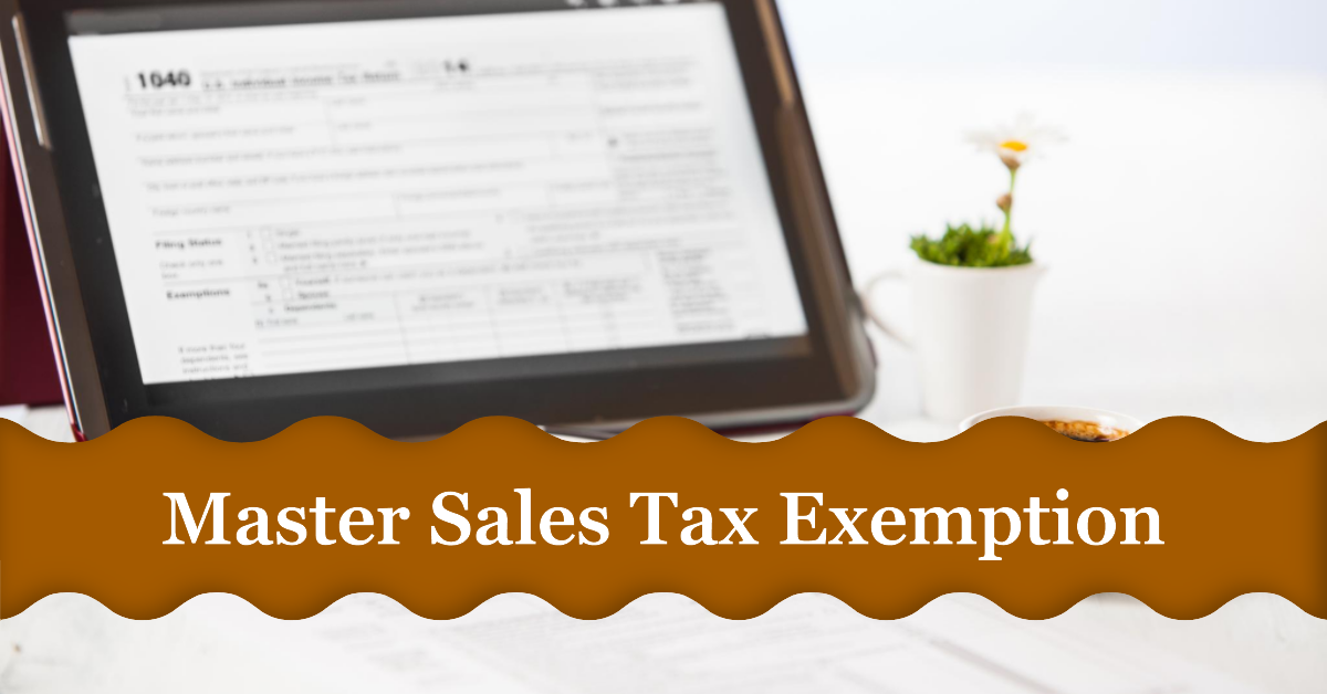 Sales Tax Exemption Certificate